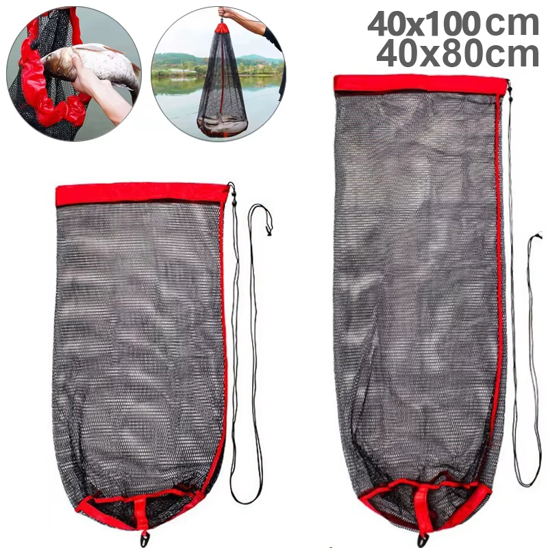 Fish Net Handle - Przenośna Składana Siatka Wędkarska z Wzmocnioną
