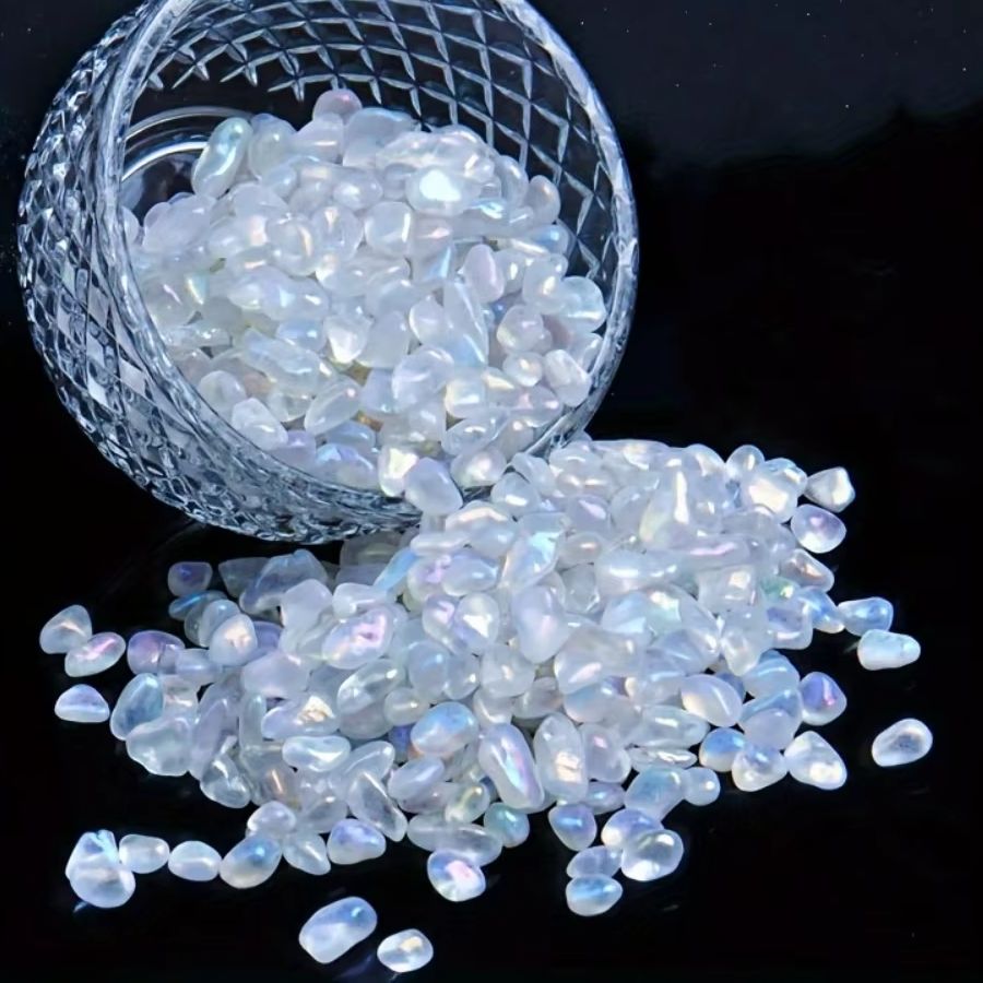 Aquarium Fish Angel - Kryształki Angel Aura Quartz, kamień księżycowy,