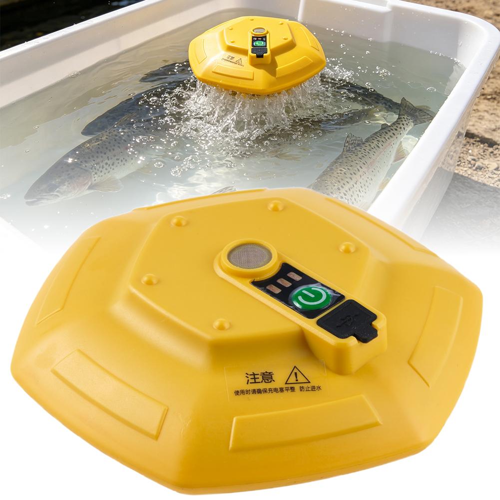 Aquarium Fish Marine - Przenośna Pływająca Pompa Tlenu do Akwarium,