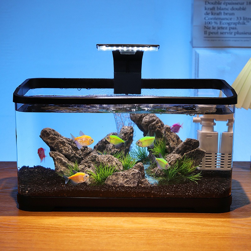 Fish Tank Filter - Akwarium stołowe z filtrem obiegowym, ciche