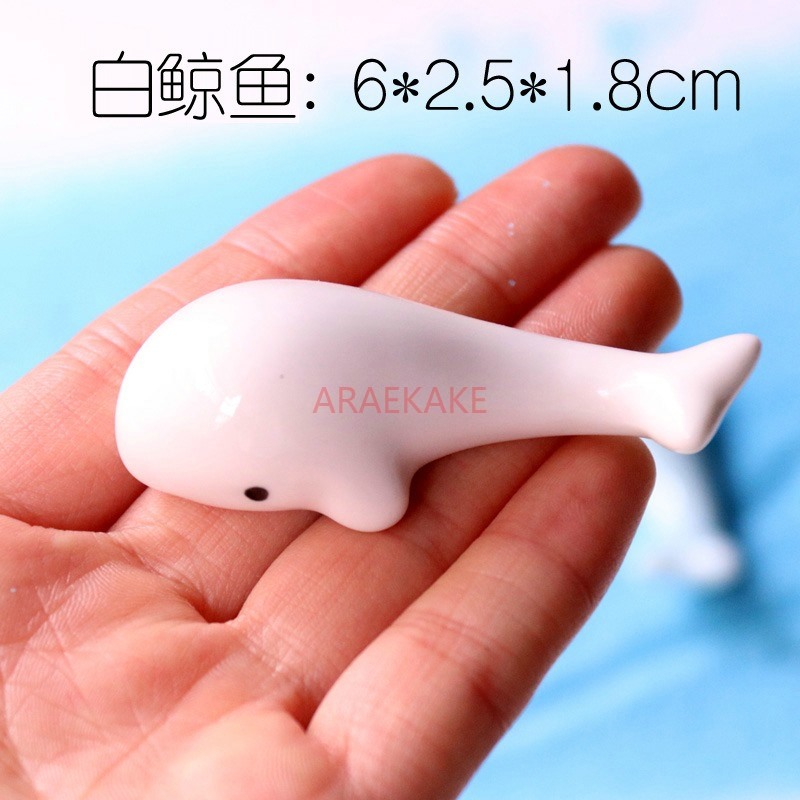 Aquarium Fish Dolphin - Ozdoby ceramiczne wieloryby i delfiny, proste,