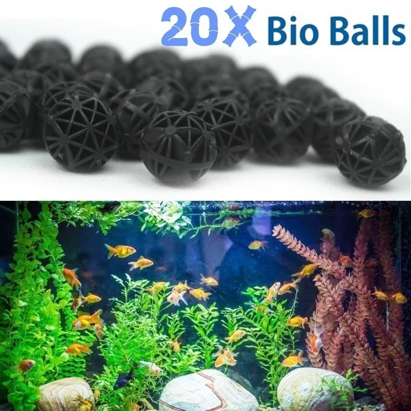 Aquarium Fish Marine - 20 szt. 16mm Filtry Bio Balls