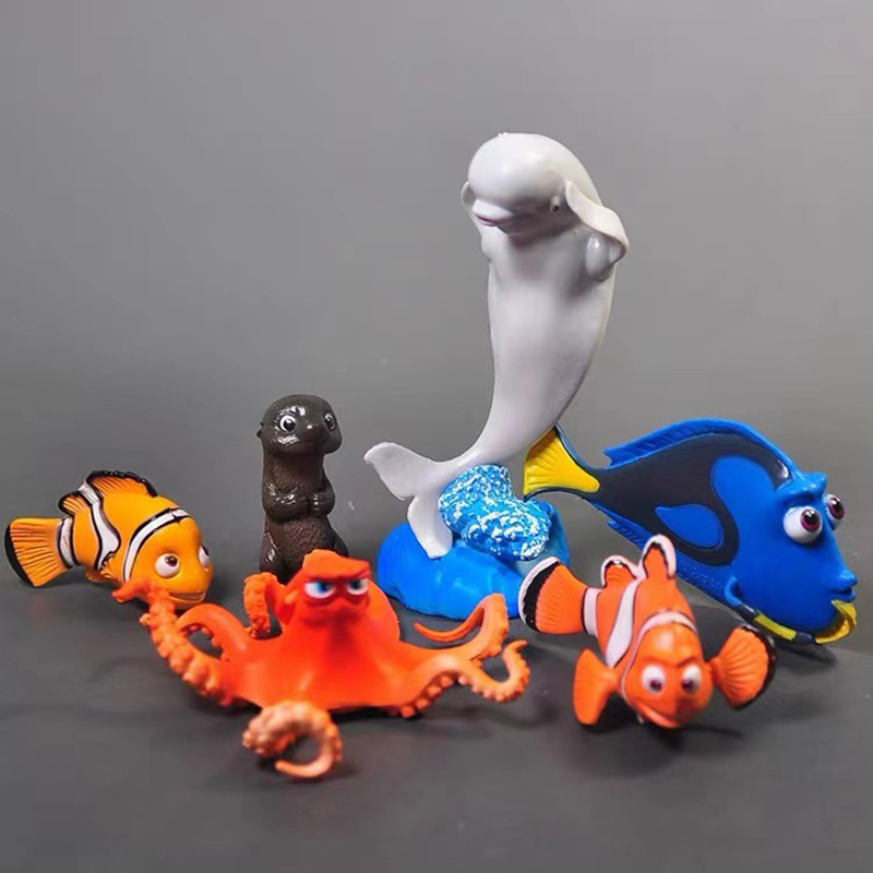 Śliczne 6 PC Lalki Statuetka Ś – Aquarium Fish Dolphin recenzja i cena