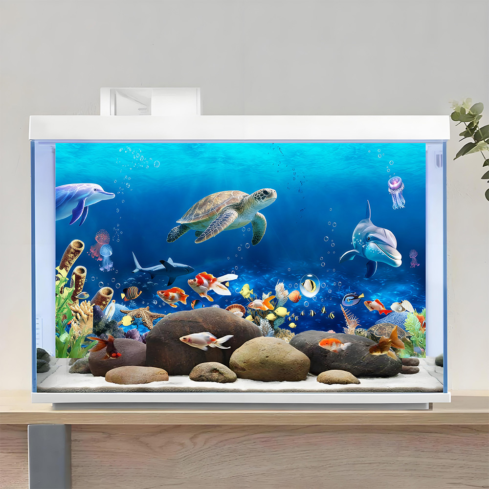 Tło akwariowe, tło do akwarium – Aquarium Fish Dolphin recenzja i cena