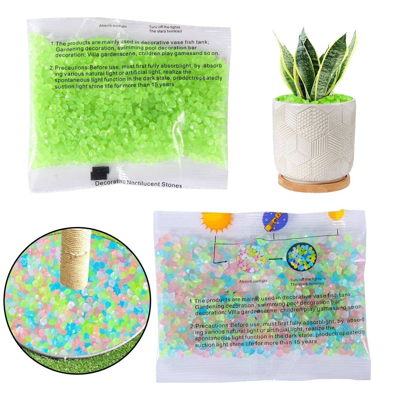 50g/Worek Dekoracyjny Świecący – Aquarium Fish That Glow In The Dark recenzja i cena