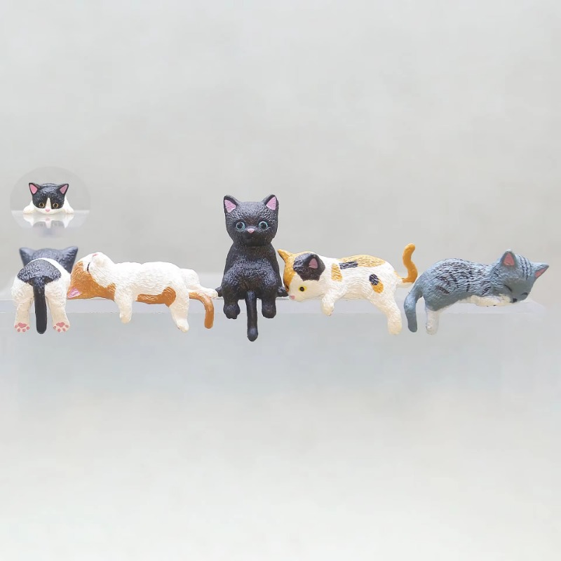 1Pc Cute Cartoon Cat PVC Home  – Aquarium Fish Cartoon recenzja i cena