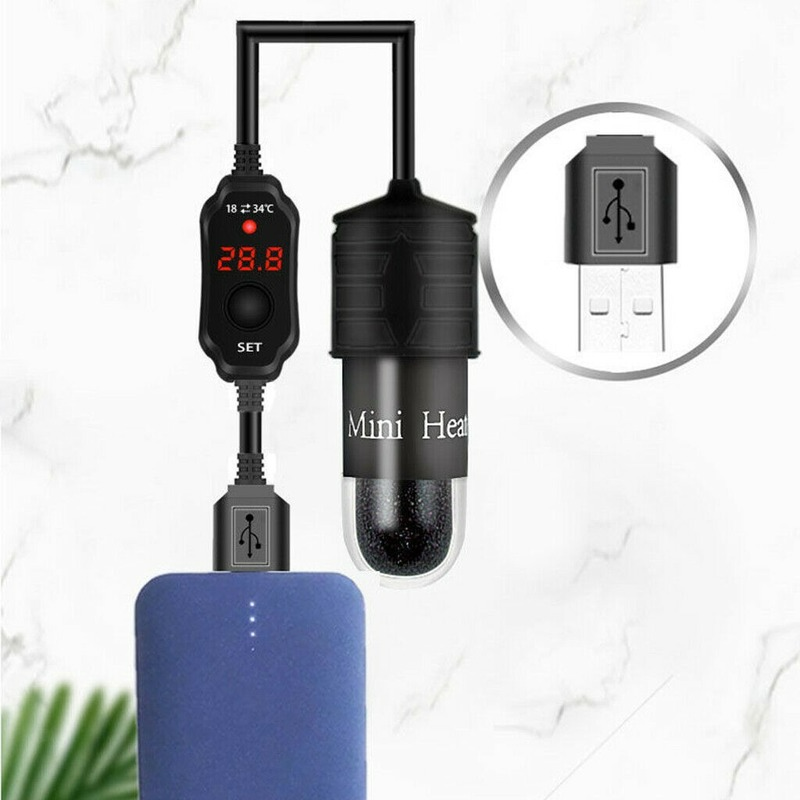 Mini akwarium podgrzewacz USB  – Aquarium Fish Cold Water recenzja i cena