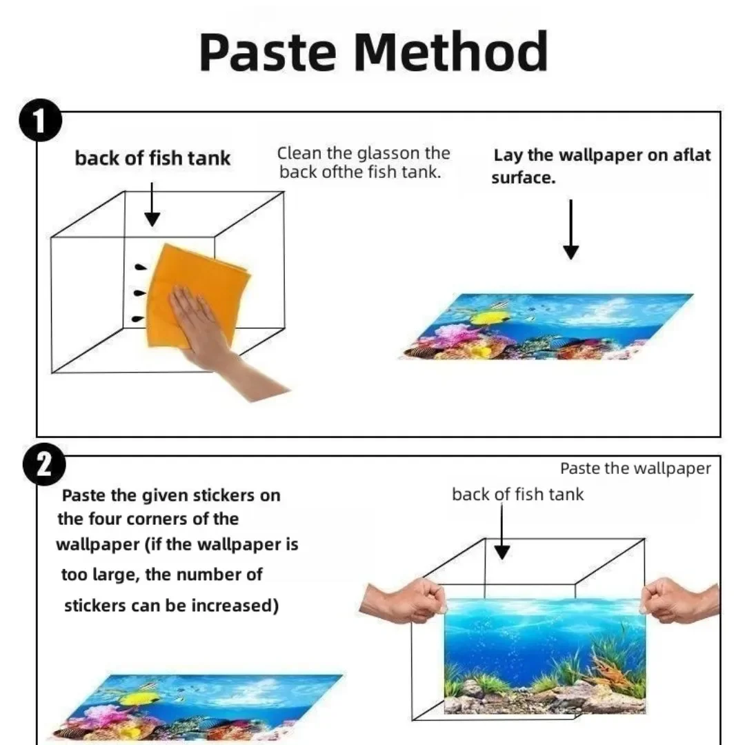 Tło Akwarium 3D Naklejka Plaka – Aquarium Fish Cartoon recenzja i cena
