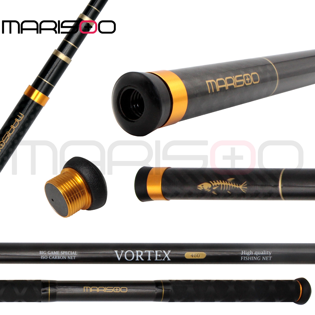 MARISOO VORTEX Teleskopowy uch – Fish Net Handle recenzja i cena