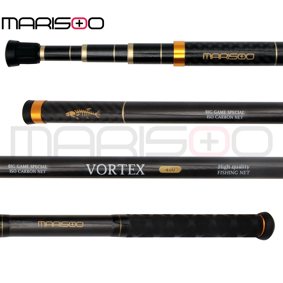MARISOO VORTEX Teleskopowy uch – Fish Net Handle recenzja i cena