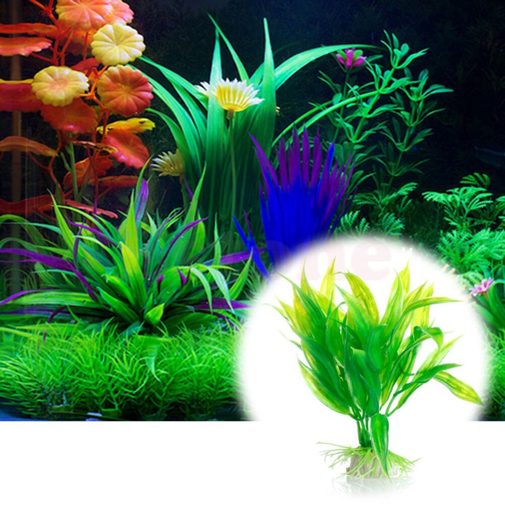 15cm sztuczne akwarium rośliny – Aquarium Fish Cartoon recenzja i cena