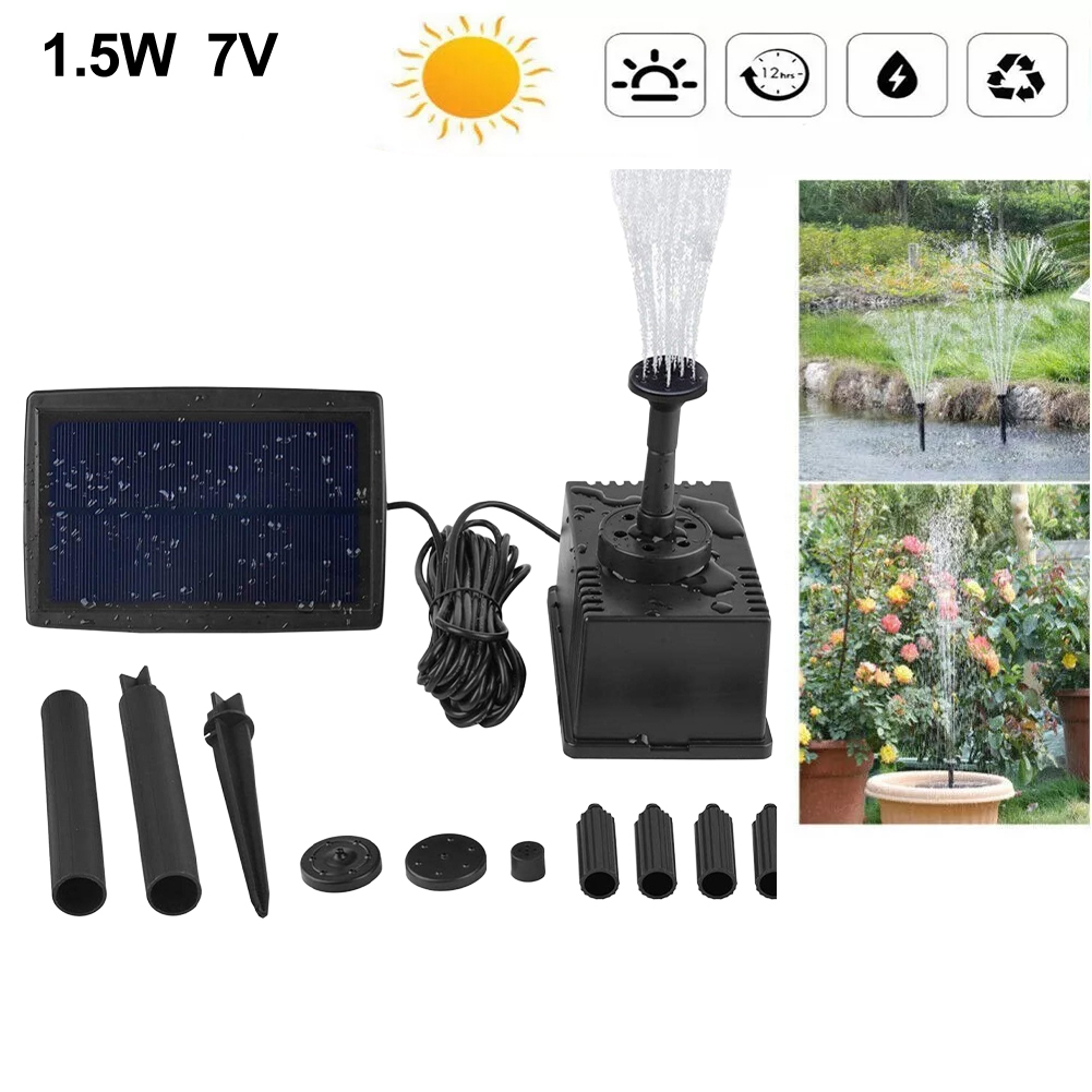 Pompa solarna do fontanny 1,5W – Fish Tank Filter recenzja i cena